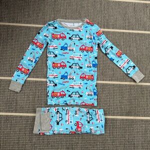 Little Sleepies First Responders Bamboo Viscose Two Piece Pajama Set, 7/8